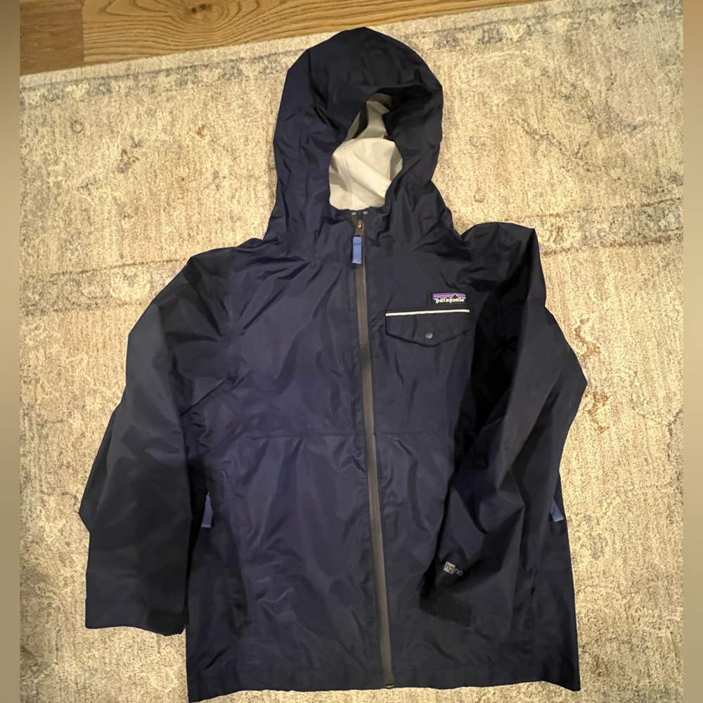 Patagonia Dark Blue Rain Jacket